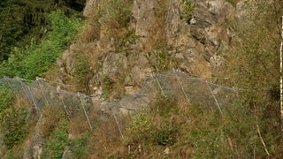 Im Schwarzwald bleiben die Gleise leer. An einem Abschnitt droht ein Hangrutsch.