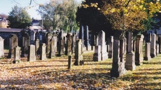 Der jüdische Friedhof in Müllheim. Im November 2000 fotografiert.