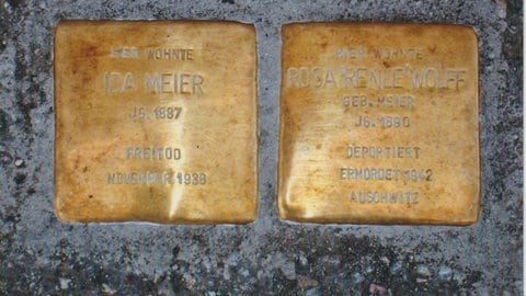 Stolpersteine in der Badstraße in Müllheim