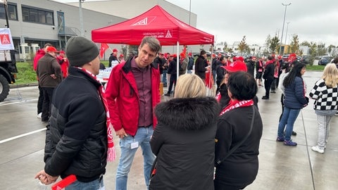 Streik der IG Metall in Eschbach