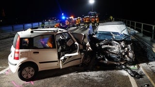 Unfallstelle nach Zusammenstoß bei Steinach im Ortenaukreis.