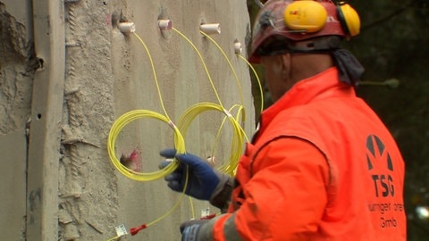 Das alte Windrad auf der Holzschlägermatte auf dem Schauinsland bei Freiburg soll gesprengt werden.