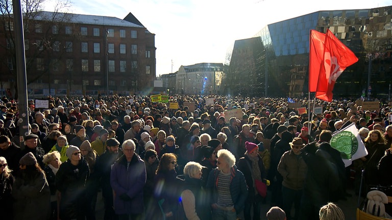 Demo gegen Rechts in Freiburg