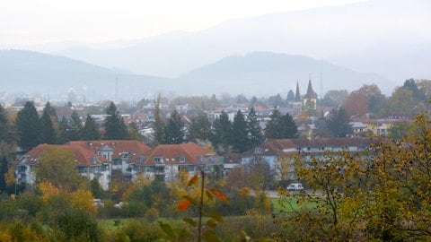 Blick vom Schlatterberg auf Bad Krozingen