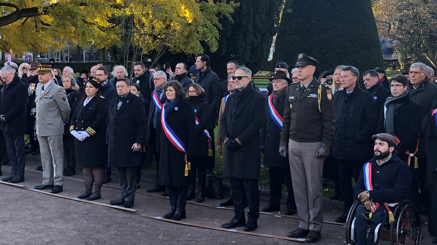 Straßburg gedenkt der Befreiung von der deutschen Besatzung im Zweiten Weltkrieg vor 80 Jahren.