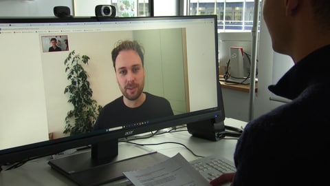 Nicolas Killian, Wirtschafts- und Techjournalist, im Video-Chat