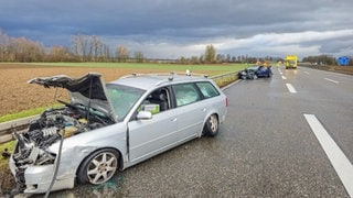 Verkehrsunfall auf der A5