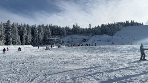 Am Mehliskopf im Nordschwarzwald war der Lift in den Weihnachtsferien nur einen Tag in Betrieb.