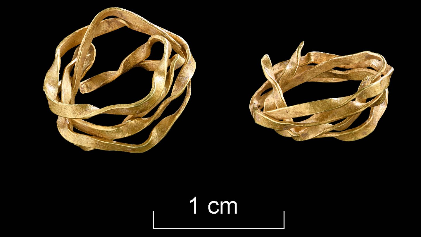 Das Spiralröllchen aus Golddraht - Ältester Goldfund aus Baden-Württemberg