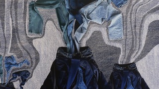 Jeans-Kunst im Pop-up-Store von Anna Weber in Rottenburg