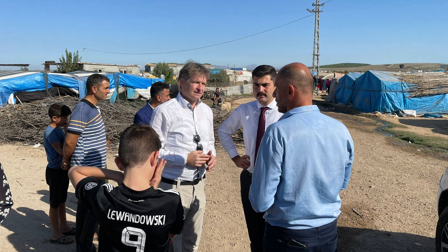 Kurzbesuch in Flüchtlingscamps: Landrat Pauli in türkisch-syrischer Grenzregion