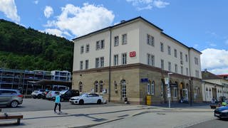 Gäubahn-Bahnhof Horb am Neckar an der Strecke Stuttgart-Zürich