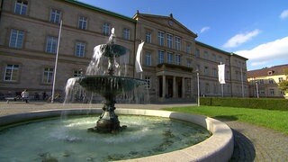 Die Neue Aula der Universität Tübingen. 