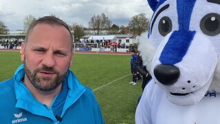 Bentley-Cup-Turnierchef Nicklas Becker beim europäischen Jugendfußballturnier Hechingen