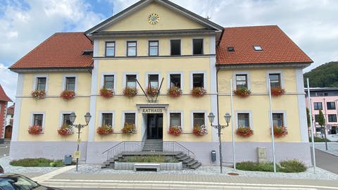 Das Rathaus in Burladingen