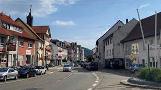 Hauptstraße durch Burladingen