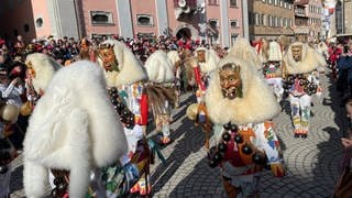 Ahlande sind die bekanntesten Rottenburger Traditionsfiguren der Fasnet