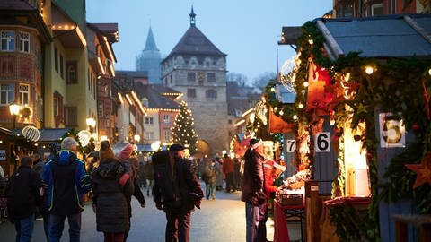 Weihnachtsmarkt in Rottweil.