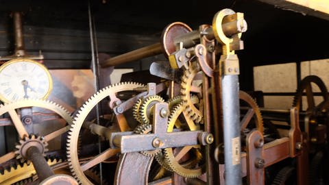 Uhrwerk der Martinskirche in Pfullingen