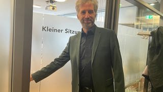 Der Tübinger Oberbürgermeister und neue Kreisrat Boris Palmer (parteilos) im Landratsamt Tübingen.