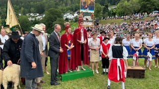 Das neue Wildberger Schäferkönigspaar: Jana Deufel und Kilian Gulde