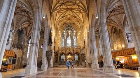 Stiftskirche Tübingen leer geräumt