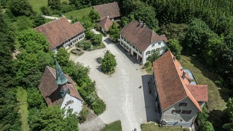 Der Marktplatz des Freilichtmuseums Neuhausen ob Eck