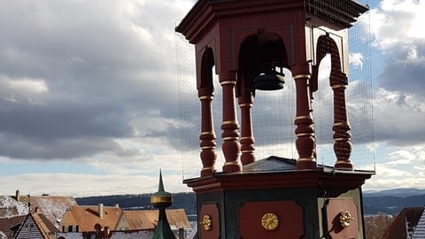 Zur Hinrichtung des Richard Schuh am 18.Februar 1949 läutete die Armsünderglock auf dem Tübinger Rathaus zum letzten Mal.