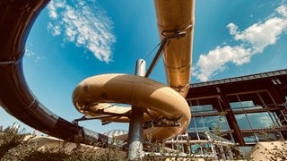 Wasserrutsche im Panoramabad in Freudenstadt