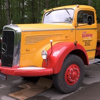 Liebhaber-LKW von einst, zu sehen beim Oldtimer-Treffen in Sonnenbühl. Foto: SWR, Heinkel