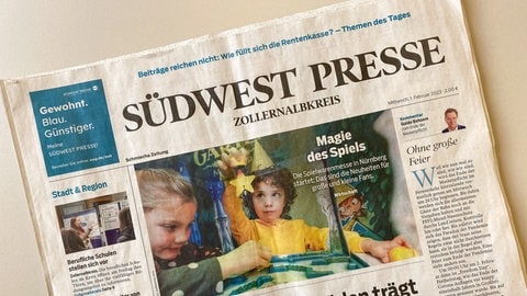 Südwest Presse nennt ihre Zeitung nun Zollernalbkreis