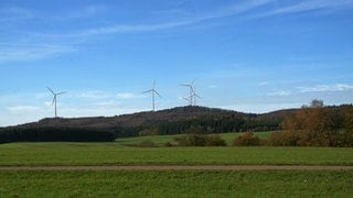 Die Visualisierung zeigt, wie der Windpark Hohfleck einmal aussehen soll