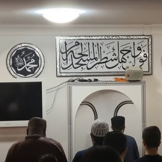 Gebet im Ramadan in Reutlinger Moschee