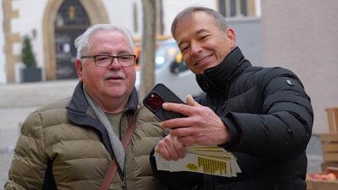 Wahlkampfauftakt der FDP in Pfullingen mit MdB Pascal Kober