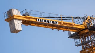 Ein Liebherr Kran