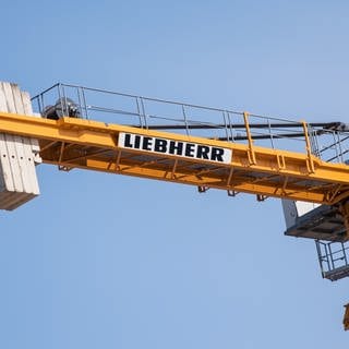 Ein Liebherr Kran