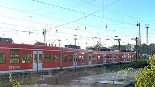 Bei der Einfahrt in den Nördlinger Bahnhof ist ein Zug entgleist. 