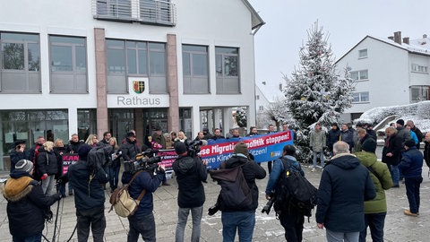 Erst am Samstag gab es in Illerkirchberg (Alb-Donau-Kreis) eine Demo gegen eine Kundgebung der AfD. 