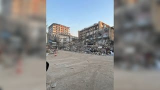 Burak Özgün aus Aalen hat auf seinem Weg durch das Erdbebengebiet auf Fotos das Ausmaß der Zerstörung festgehalten.