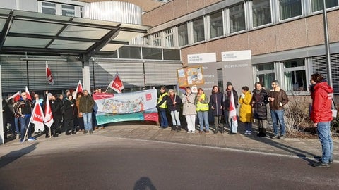 Verd.i-Warnstreik: Streik im Öffentlichen Dienst an den Kliniken Heidenheim