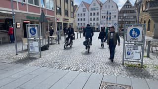 Radfahrer in der Ulmer City - bald könnten es noch mehr werden. Die Stadt will das Radwegenetz besser ausbauen.
