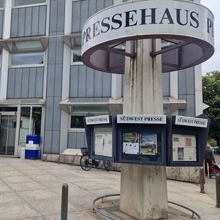 Das Verlagshaus der Südwestpresse in Ulm: Möglicherweise sind die "Südwest Presse" und die "Heidenheimer Zeitung" Opfer eines Cyberangriffs geworden. 