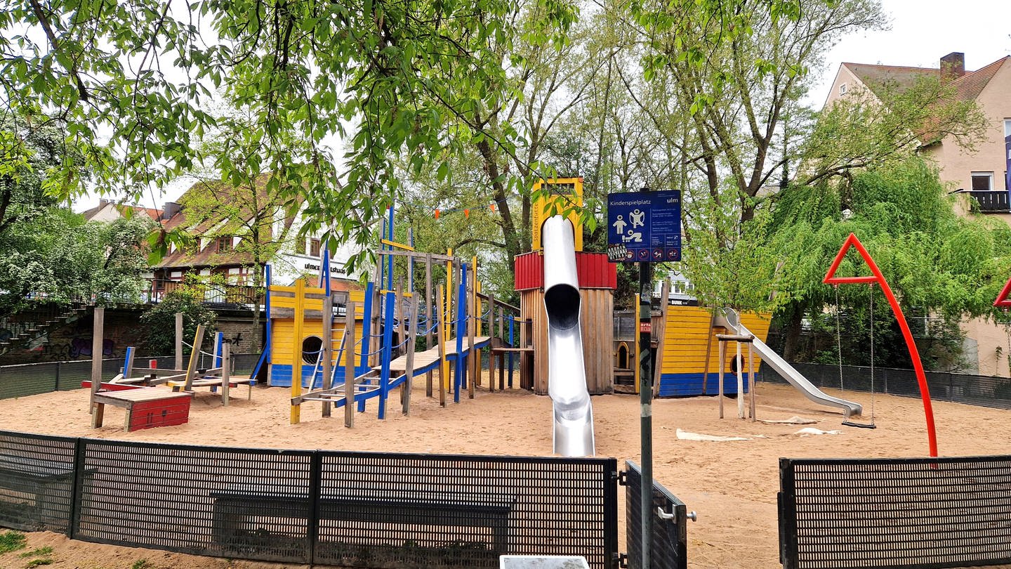 Kinderspielplatz im Ulmer Stadtgebiet