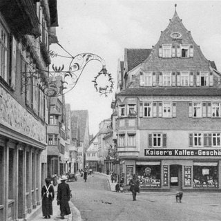 In Aalen geht es für Besucher am Tag des offenen Denkmals ins ehemalige Gasthaus zum Lamm (Bild Stadtarchiv Aalen).