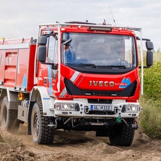 Ein Löschfahrzeug von Magirus während der Firemobil-Leistungsschau in Welzow: Die Feuerwehrsparte steht unter Druck. Auch bei dem Ulmer Feuerwehrfahrzeug-Hersteller wird nach Strategien gesucht.