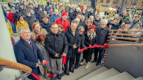 Am Freitag ist der neue Steg über die Bahngleise in Aalen feierlich eröffnet worden.