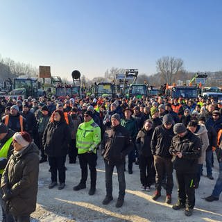 Landwirte demonstrieren in Heidenheim