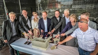 Am Freitag ist der Grundstein für den Neubau der Gänstorbrücke in Ulm gelegt worden. 