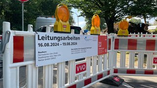 Die B10 in Ulm wird am Wochende für eine Baustelle komplett gesperrt. Hier werden unter anderem Strom- und Fernwärmeleitungen verlegt. 