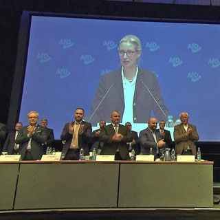 Mitglieder der AfD Baden-Württemberg haben beim Parteitag in Ulm am 6. Oktober 2024 die Co-Bundesvorsitzende Alice Weidel auf Listenplatz eins für die Bundestagswahl gewählt.